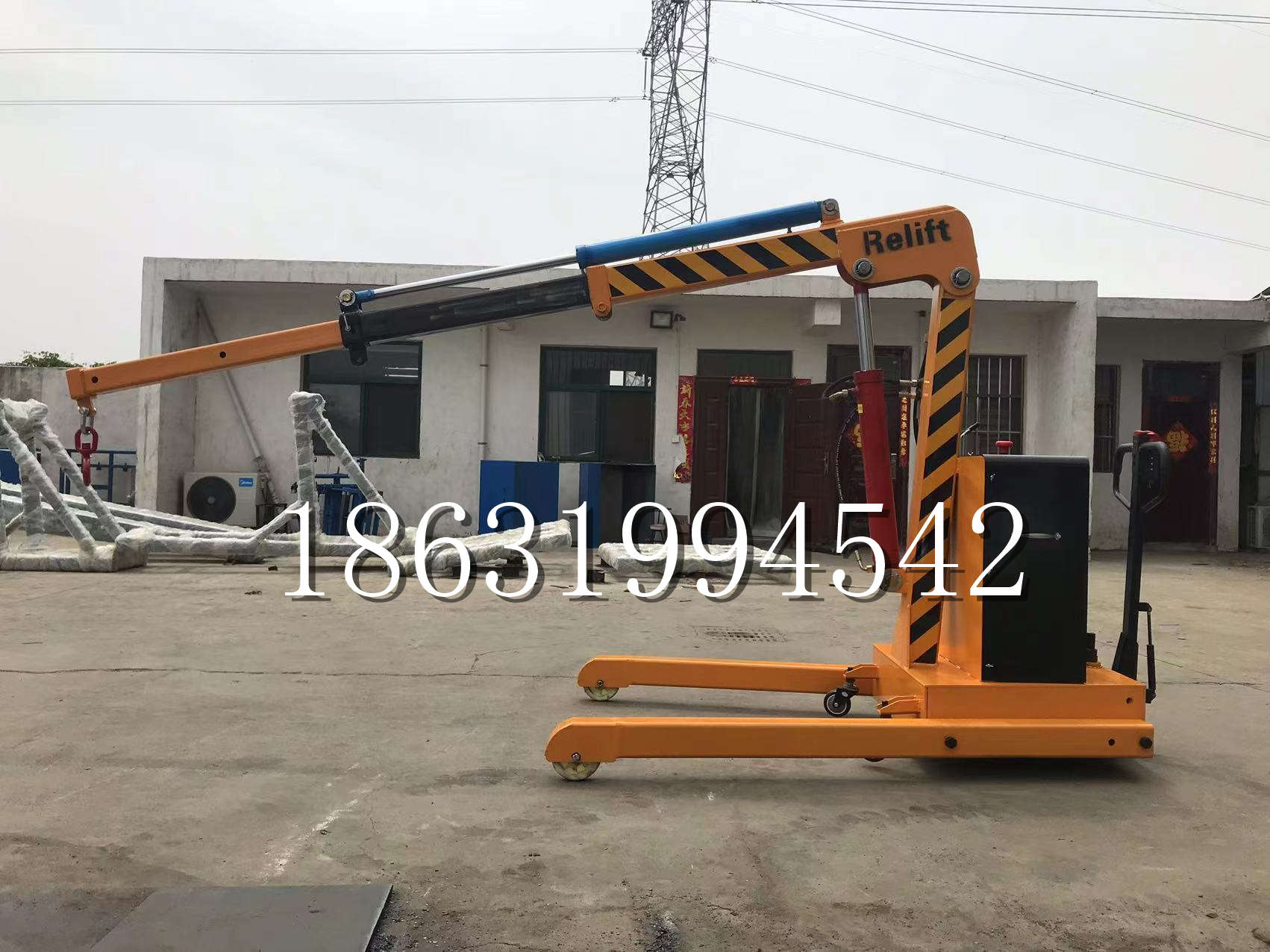 南区久征定做3吨三轮随车吊 农用园林绿化移树吊 平板工程用小吊机